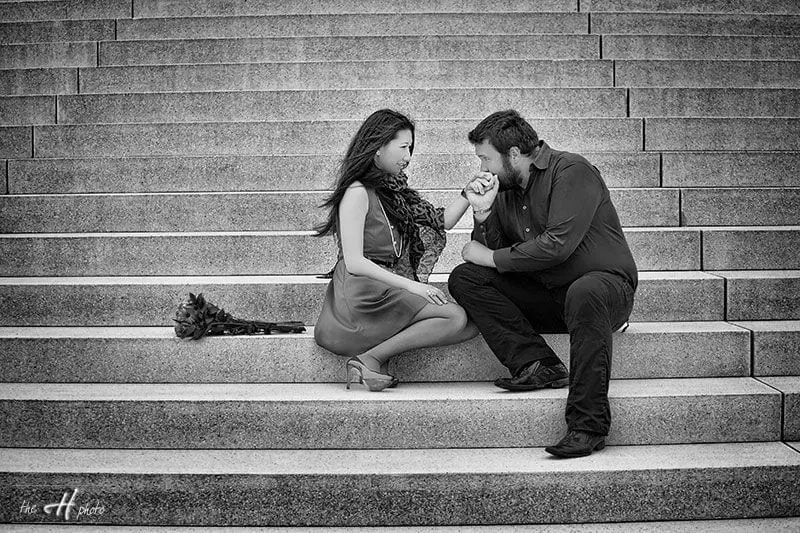 Engagement Session at Wilmette Illinois.