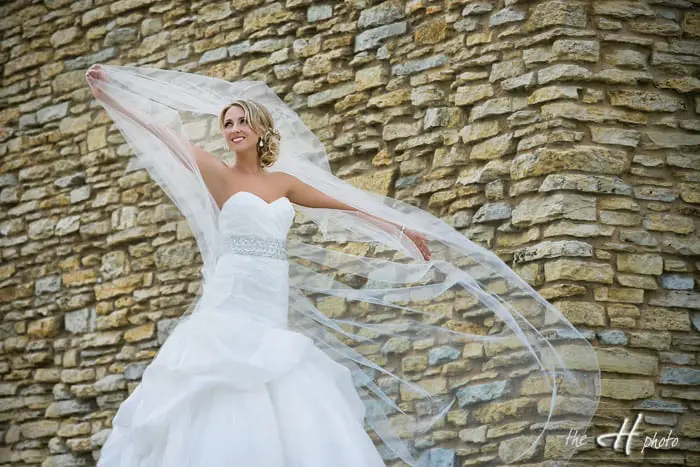 creative portrait of the bride by Doru Halip 