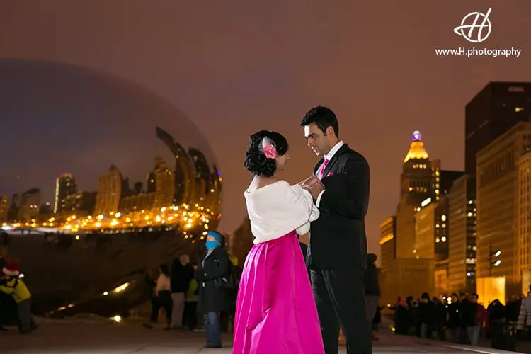 Photo session with Ankit and Mini in Chicago