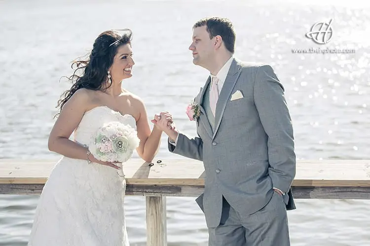 bride and groom photo session