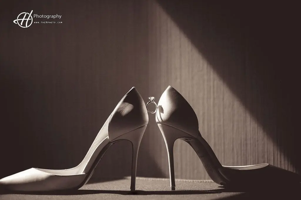 shoes in dark