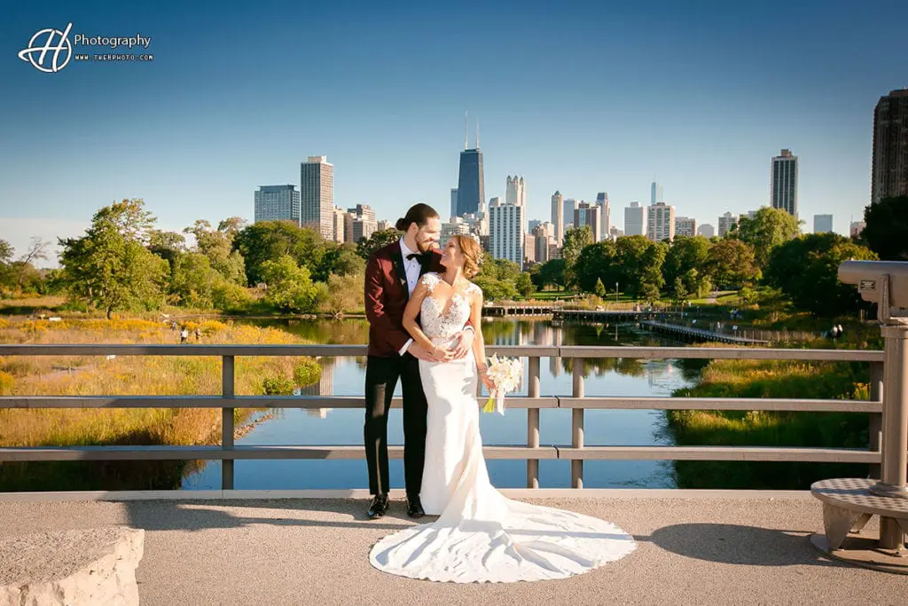 wedding photo Lincoln park IL