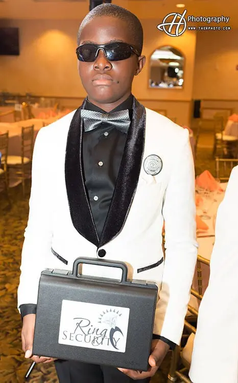 wedding ceremony at Crystal Palace Banquets