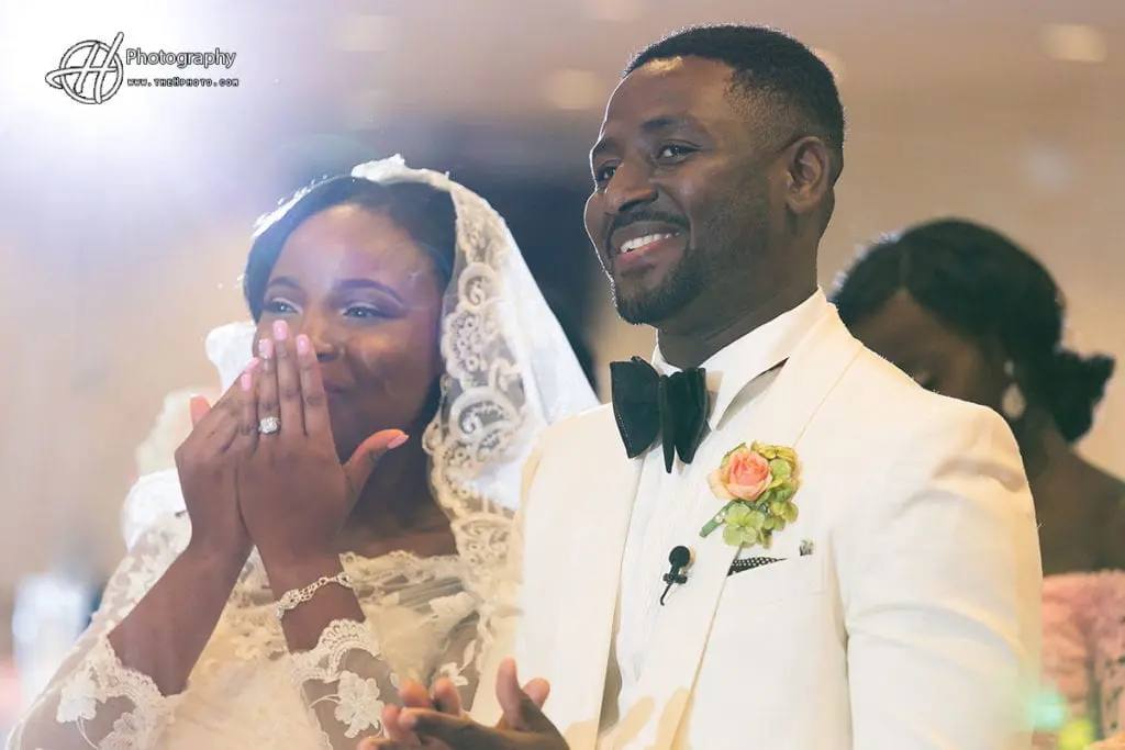 surprise for bride and groom