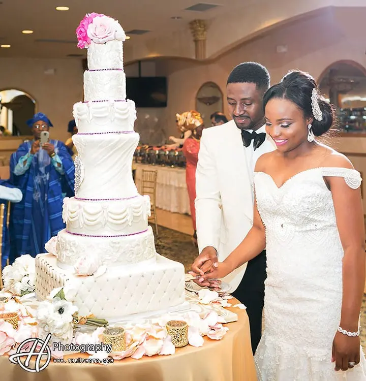 tower cake Crystal Palace Banquets