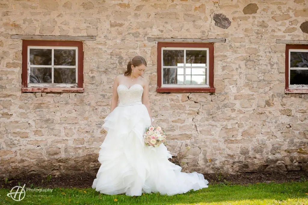 creative picture of the bride