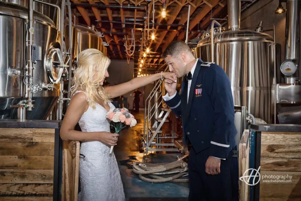 photos at the brewery 