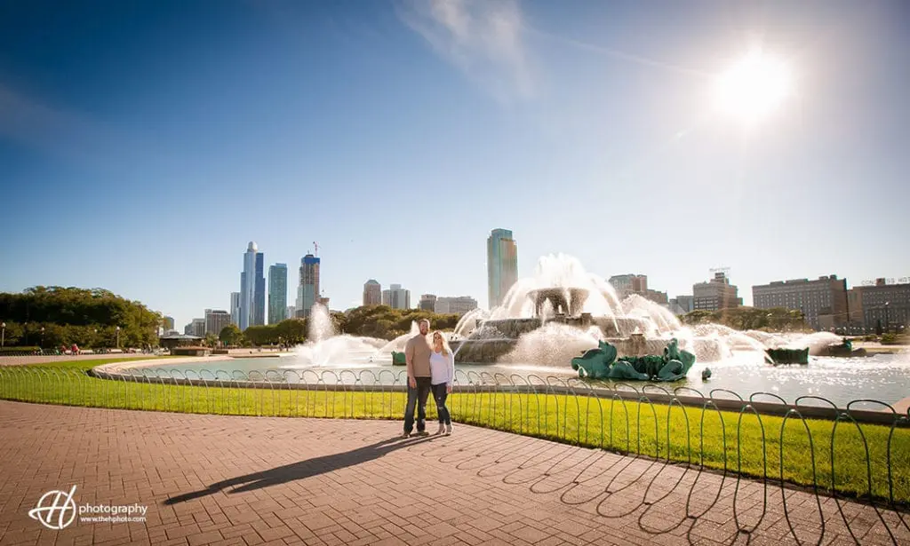 Buckingham Fountain panoramic