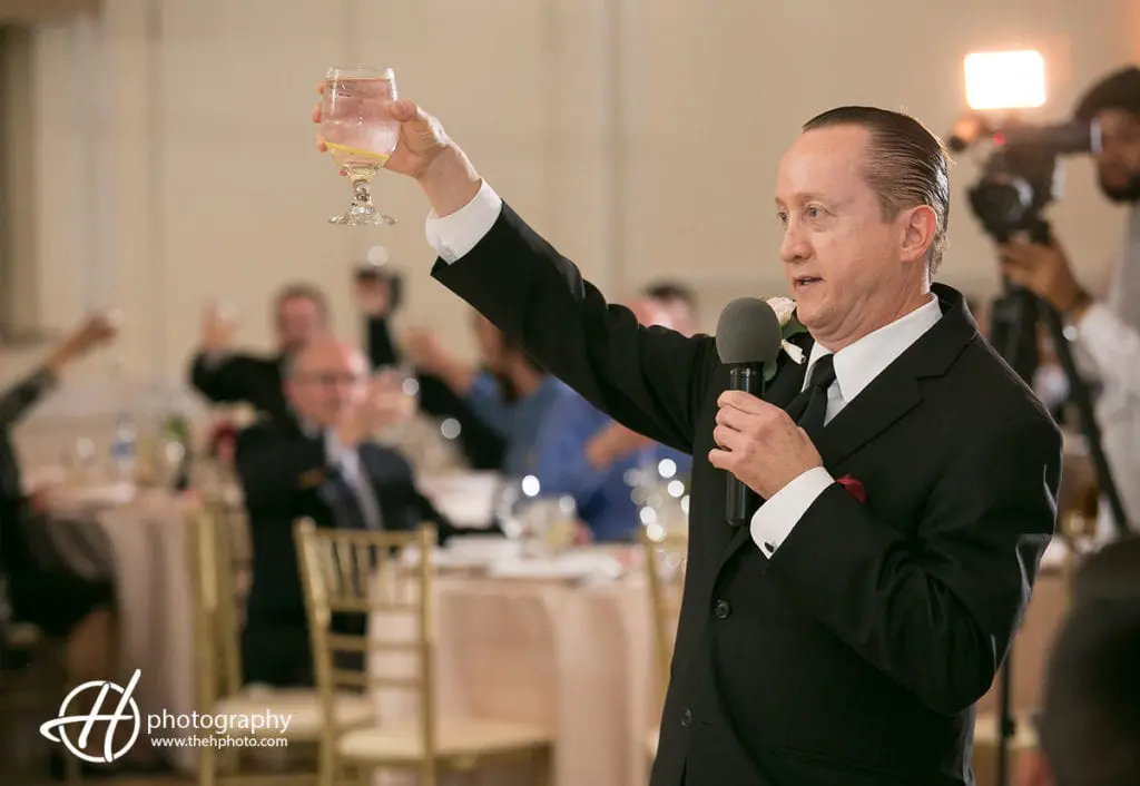 Venuti's wedding speech time