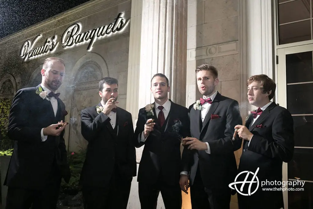 Venuti's wedding smoking