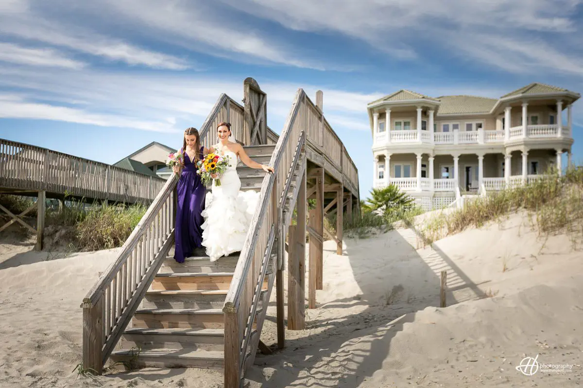 bride walking down the aisle 