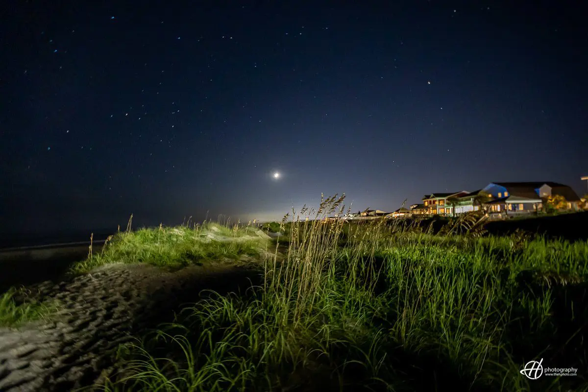 night time in Myrtle beach