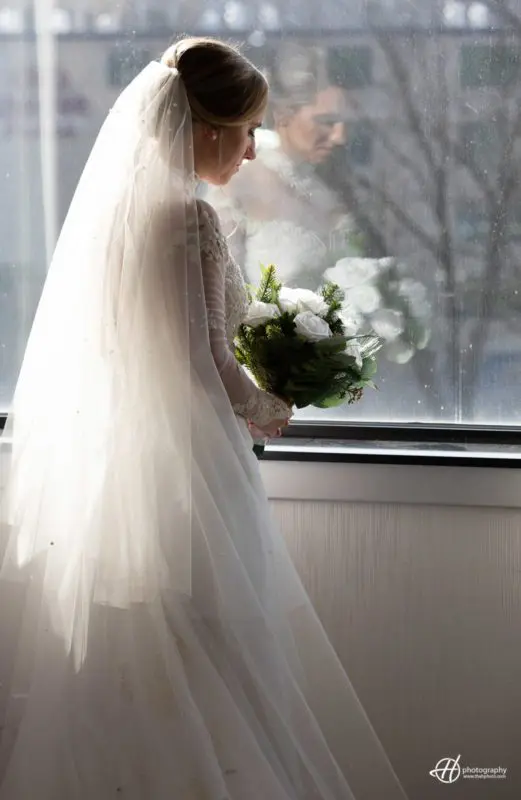 Mary's portrait as a bride. bride portrait