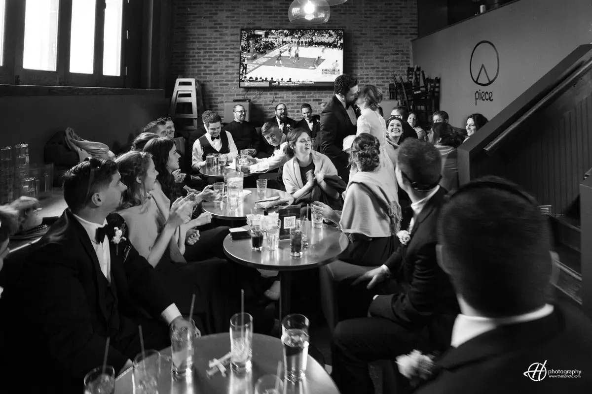 Wedding Brunch at Piece Brewery. Piece Brewery BW