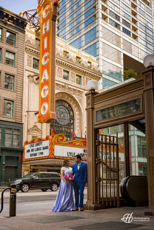 pre-wedding-Chicago-Theater