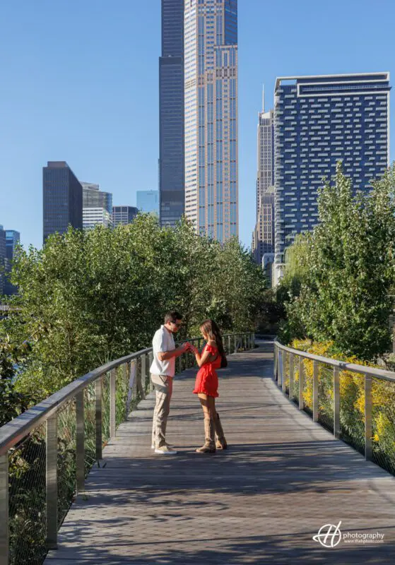 Devin putting the ring. 