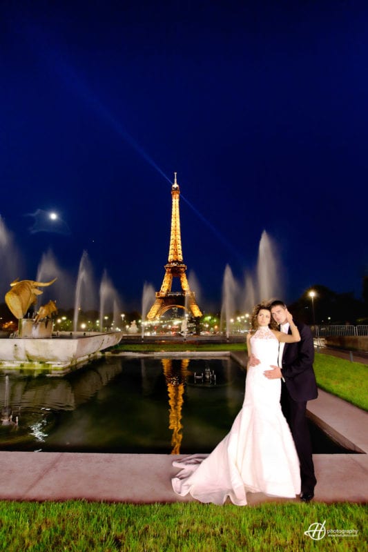 Romantic Boudoir Bridal Photo Shoot in Paris - French Wedding Style