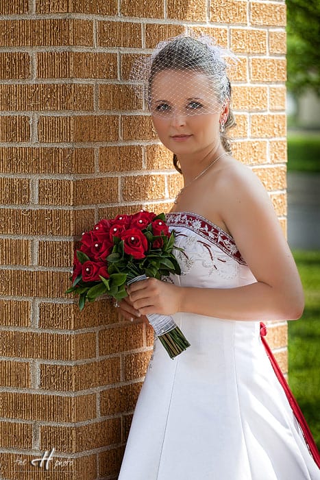 portraits at wedding