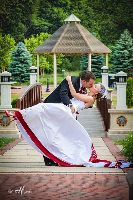 photo session during wedding