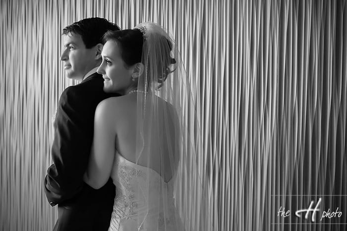 photos using the textured walls inside the hotel room 