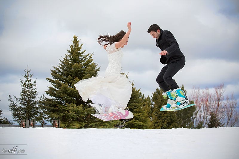 photos at the snowboard