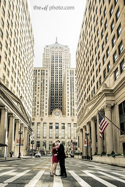 walking around chicago downtown