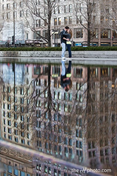 Aaron loves photos with reflections