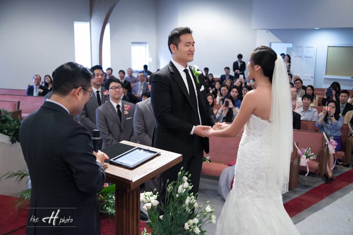 ceremony in Korean church
