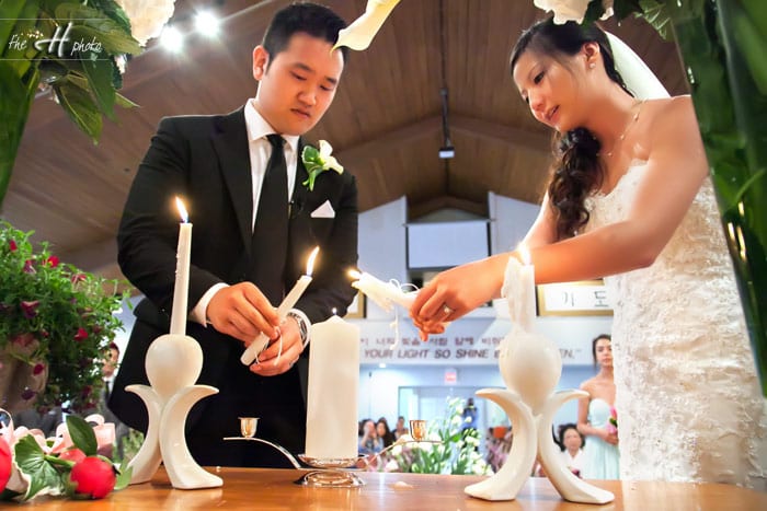 lighting the unity candle