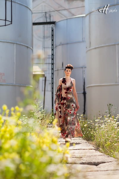 using plant background