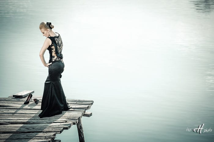 Otilia Hrebenciuc posing for doru Halip