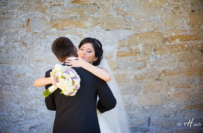 23. holding the bride