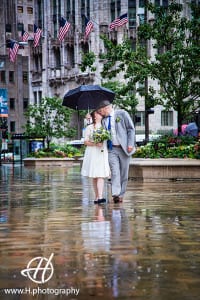 Wedding on Rainy Day