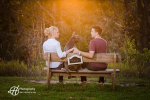 Hilary and Jarid – Engagement Photos in Algonquin area