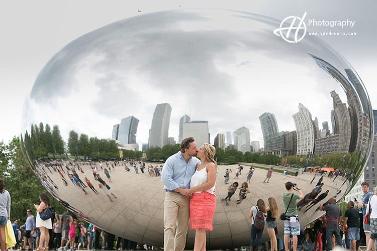 engagement-Chicago-bean