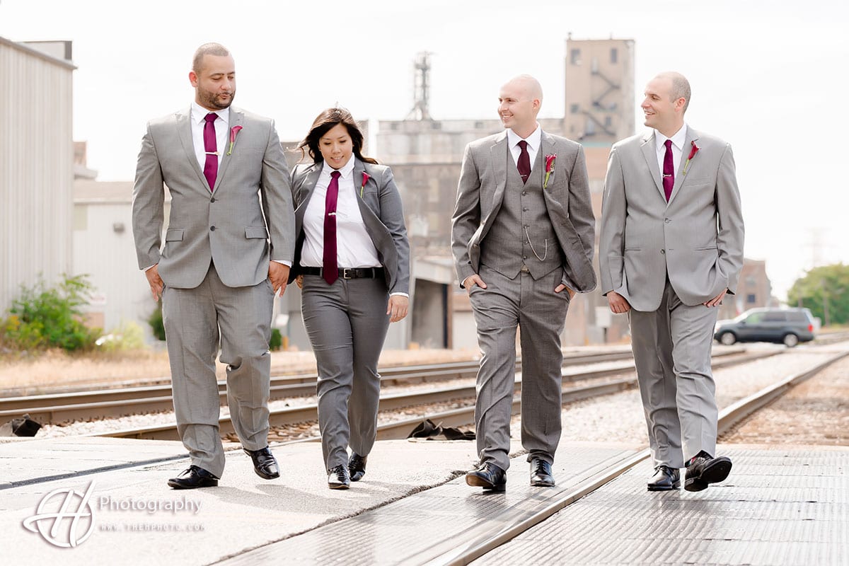 groomsmen-walking