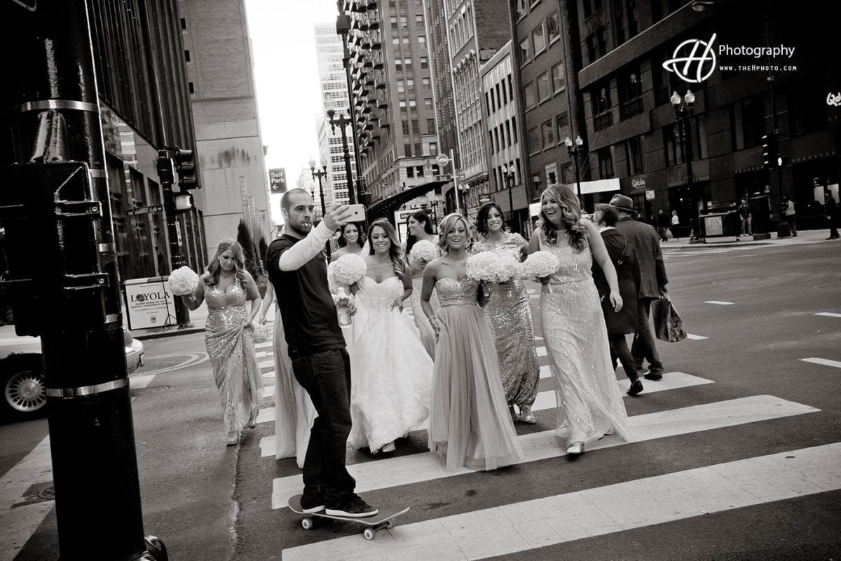 Chicago-Wedding-Street-Photo