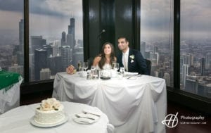 The Signature Room at the 95th Wedding Photos