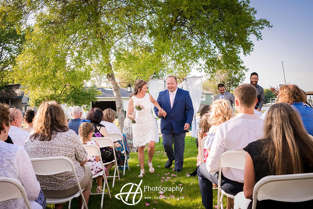 Fox Lake Backyard Wedding
