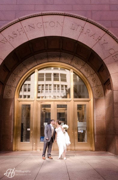 Debbie Jessus  Wedding  at Harold Washington Library  in 