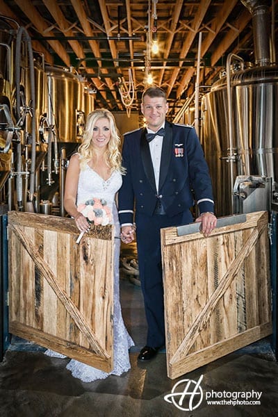 open the brewery on their wedding day 