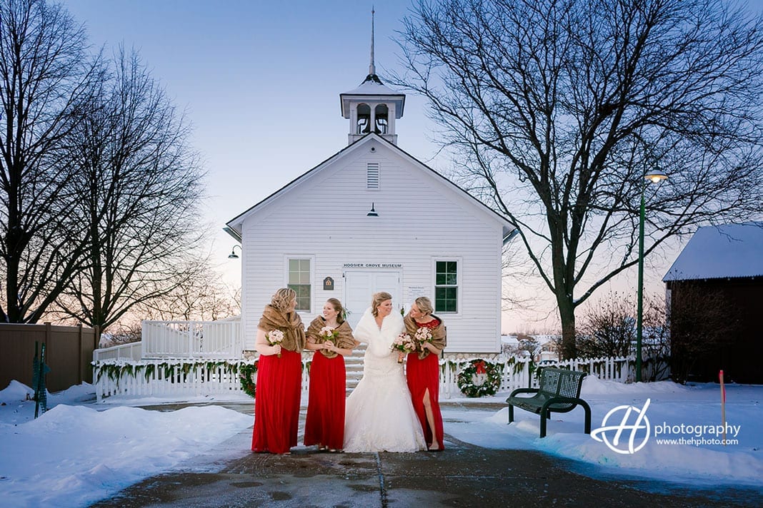 red-dress-bridesmaids