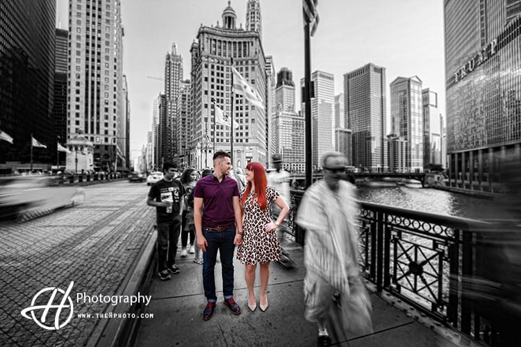 Best Place for engagement photos Chicago