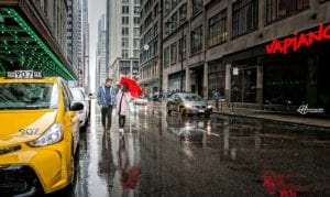Silviu and Adelina- Rainy Chicago Engagement