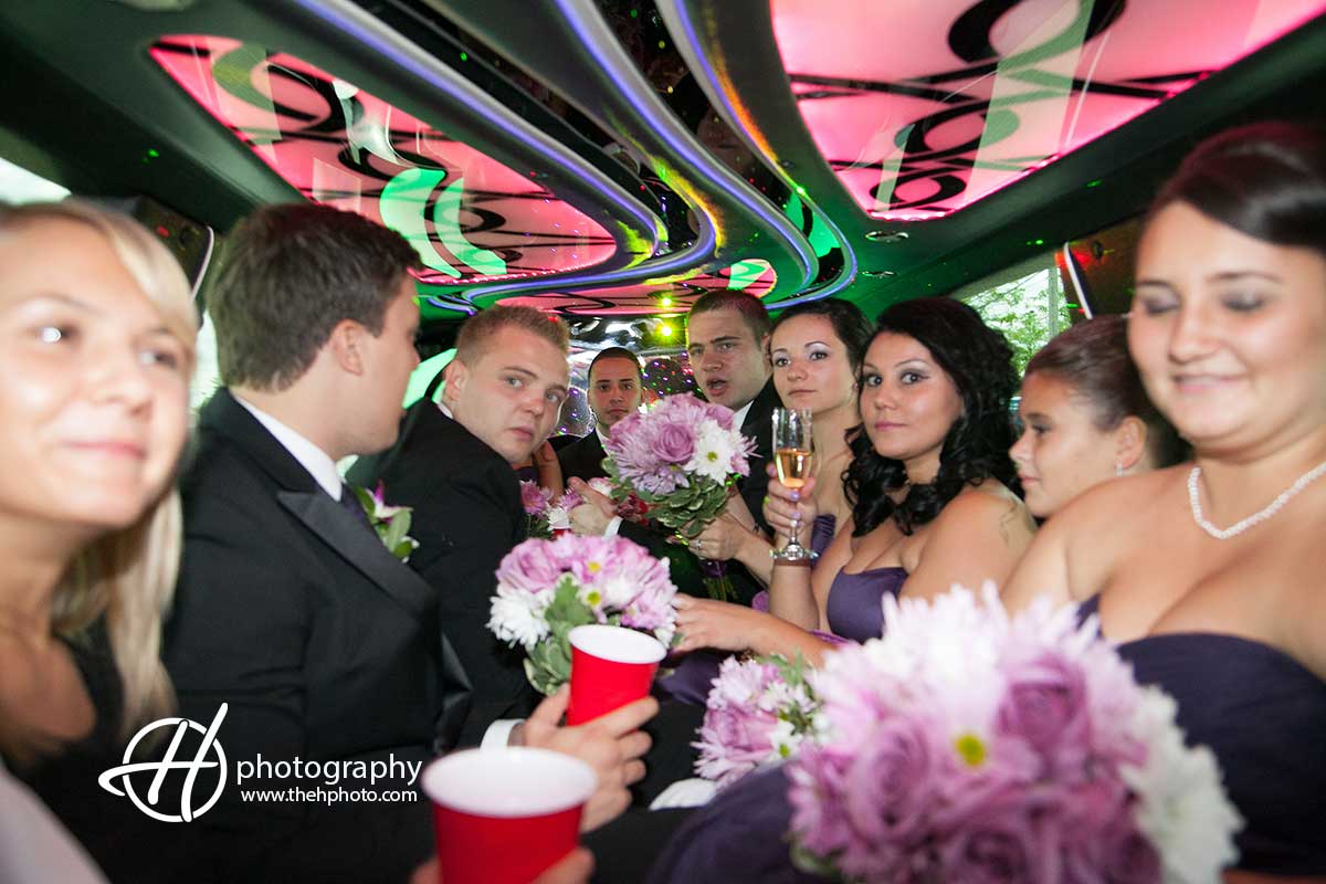 crowded limo