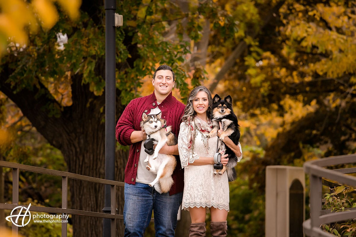 Engagement Photography with dogs